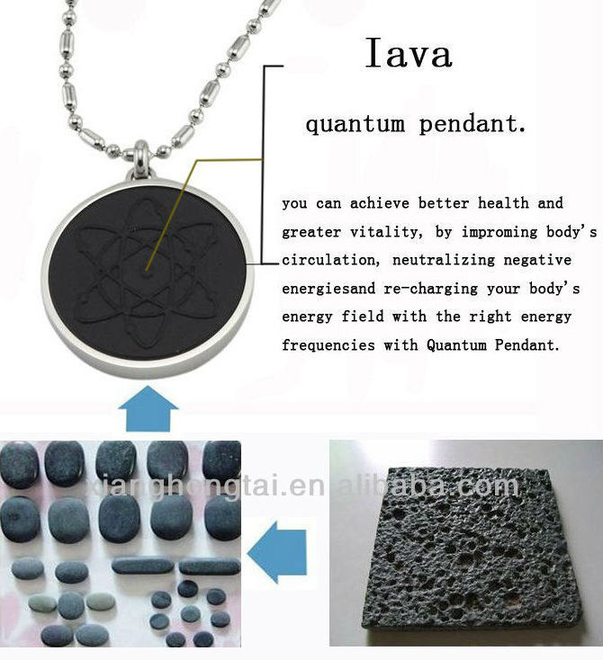 Water Drop Quantum Scalar Energy Pendant Necklace