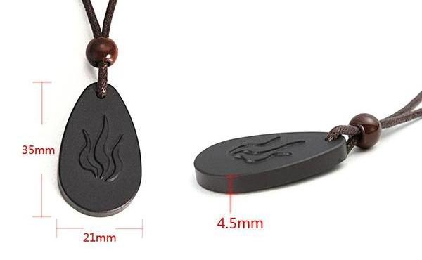 Water Drop Quantum Scalar Energy Pendant Necklace