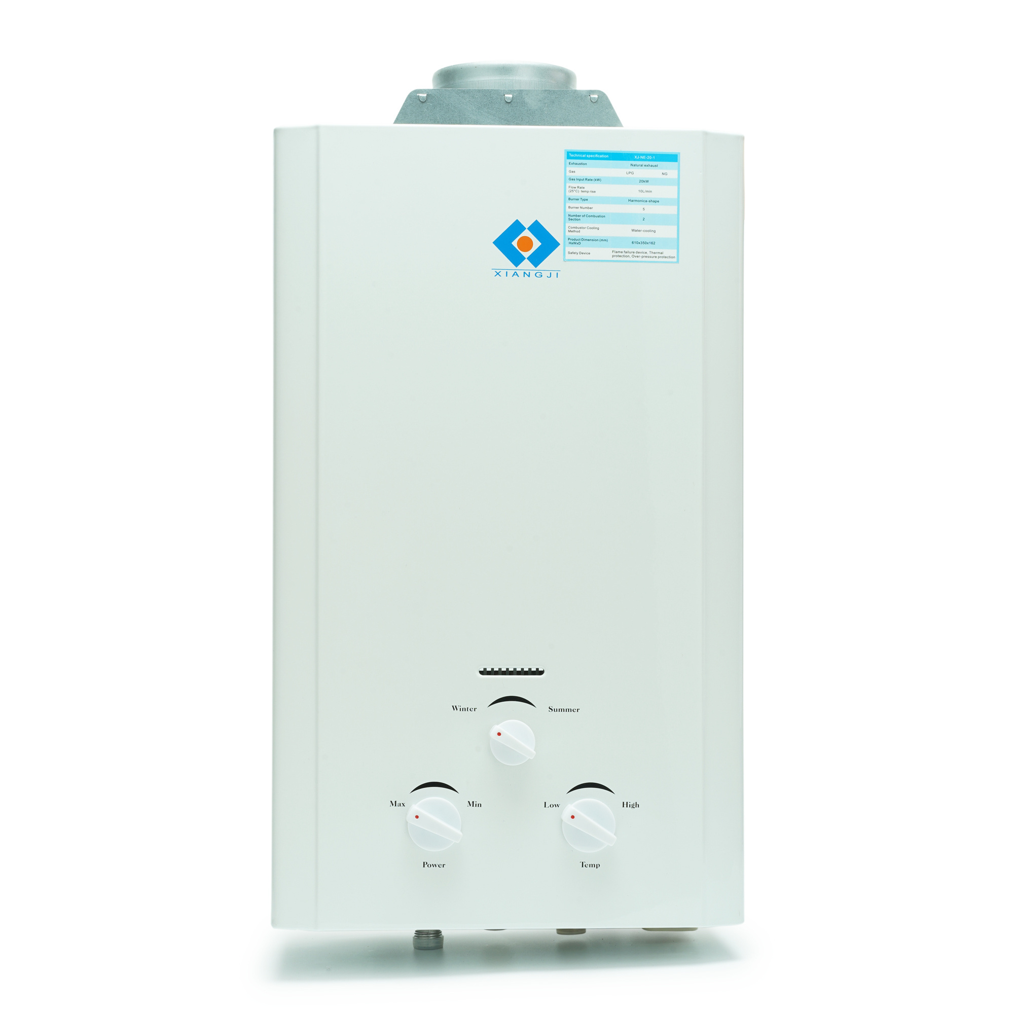 8L/10L/12L/14L/16L LPG Gas Geyser Water Heater Domestic Instant Tankless Gas Water Heater