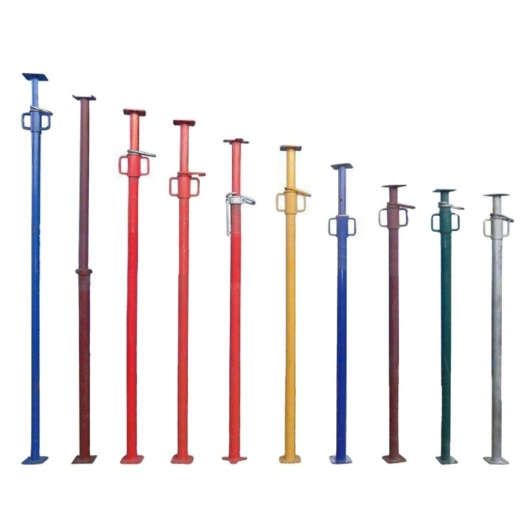 Powder Coated Steel Adjustable Shoring Props Heavy Duty Metal Scaffolding Acrow Jack Formwork Prop