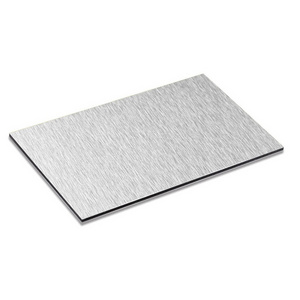 Brush Silver 4x8 feet Aluminum Composite Panels ACM ACP Wall Cladding Sheets for Building Decoration