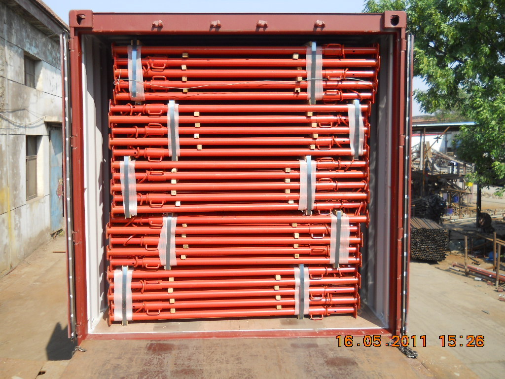 Used acrow Painted and galvanized adjustable height formwork steel props for sale