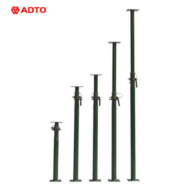 Powder Coated Steel Adjustable Shoring Props Heavy Duty Metal Scaffolding Acrow Jack Formwork Prop