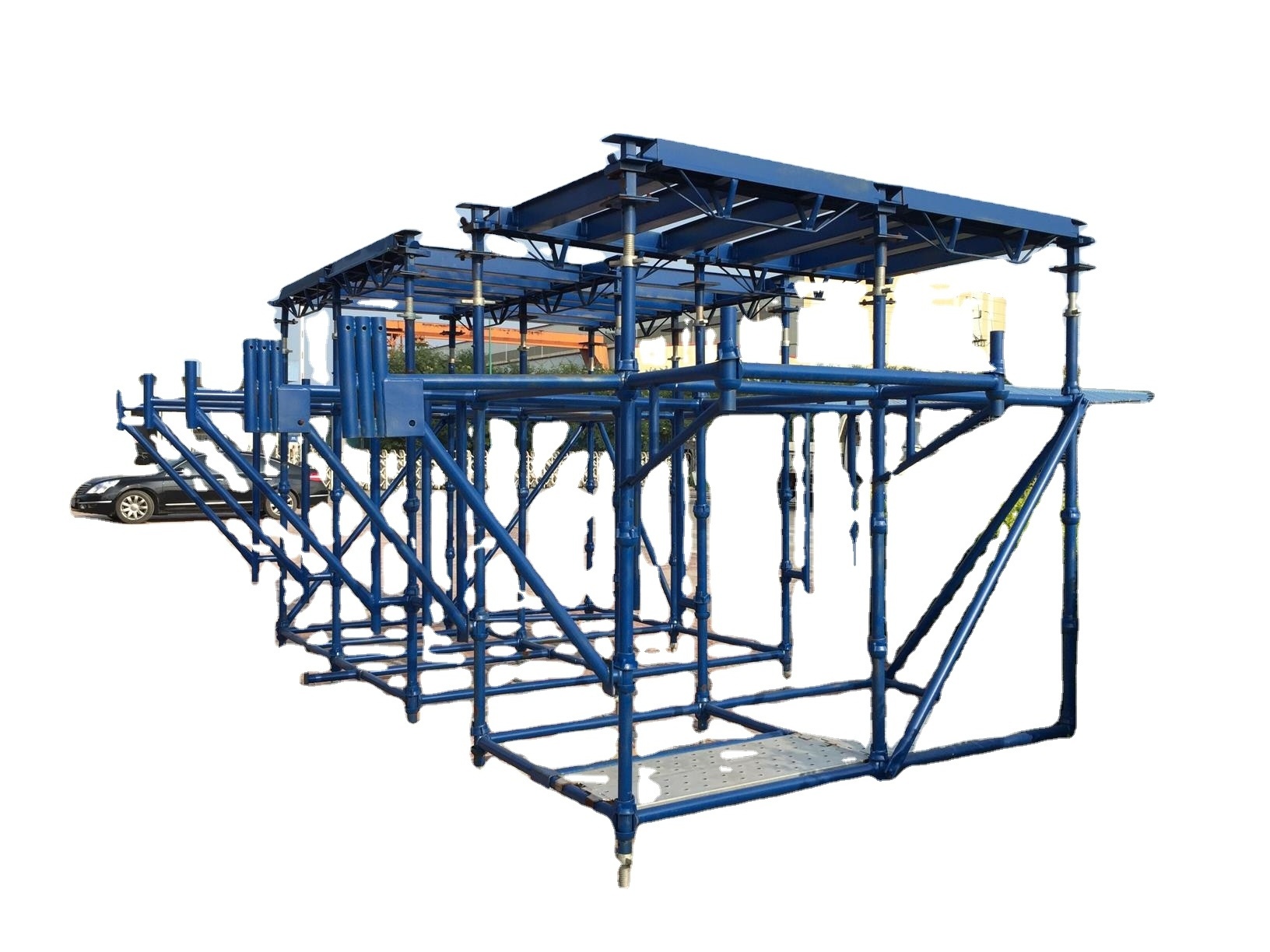 Good Prices HDG Scaffold parts Andamios cuplok vertical standard used cuplock scaffolding system for sale