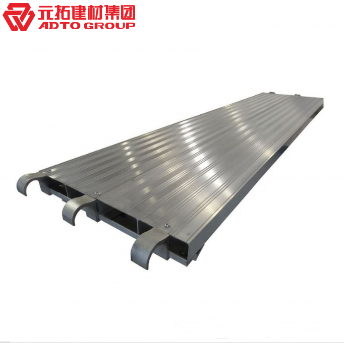 Full Aluminum planks for scaffold system 7' 8' 10ft aluminum metal deck for construction