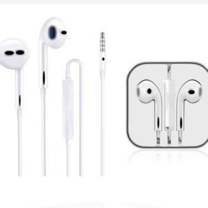 Wholesale 3.5mm Earbud in-ear Earphones with Mic Wired Earphones Deep Bass Earphones & Headphones For iphone