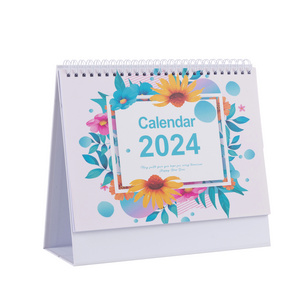 Factory Direct Sale Calender Free design Printing Calendrier Calendarios Custom Desk Calendar 2024