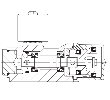 Compressed Natural Gas Dispensing Equipment Pilot Operated, High Flow ASCO Solenoid Valve with Flowserve positioner and valve