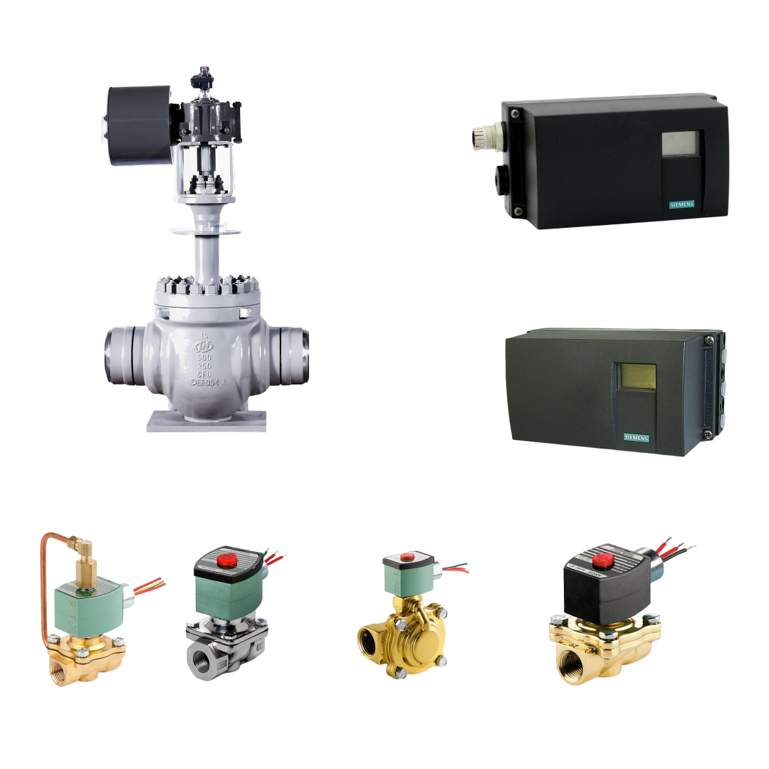 Fisher MR95 Series Pressure Regulating Valve And DVC2000 Positioner And Samson 3277 Pneumatic Actuator As Pneumatic Valves Parts