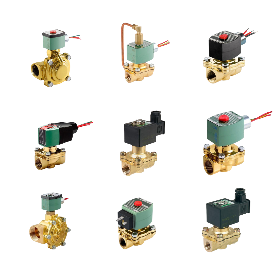 ASCO 551-553 3/2 5/2 SOLENOID VALVE SLN8 Series Pressure Balance Single-Seat Valve ASCO Series 221 Solenoid Valves