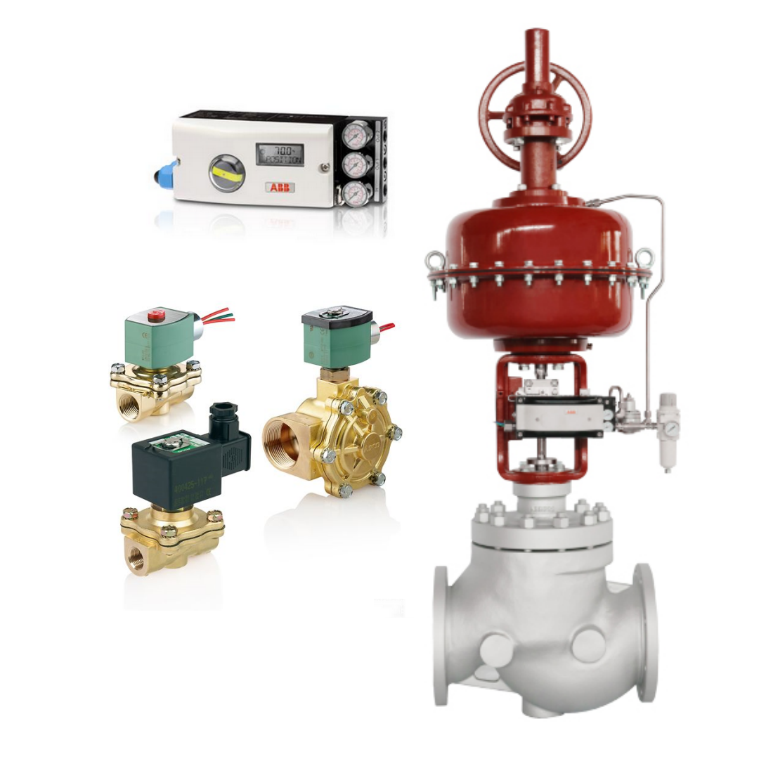 HCP Chuanyi Pneumatic Control Valve with Stock EDP300 ABB Valve Positioner Fisher 67CFR Filter Pressure Reducing Valve