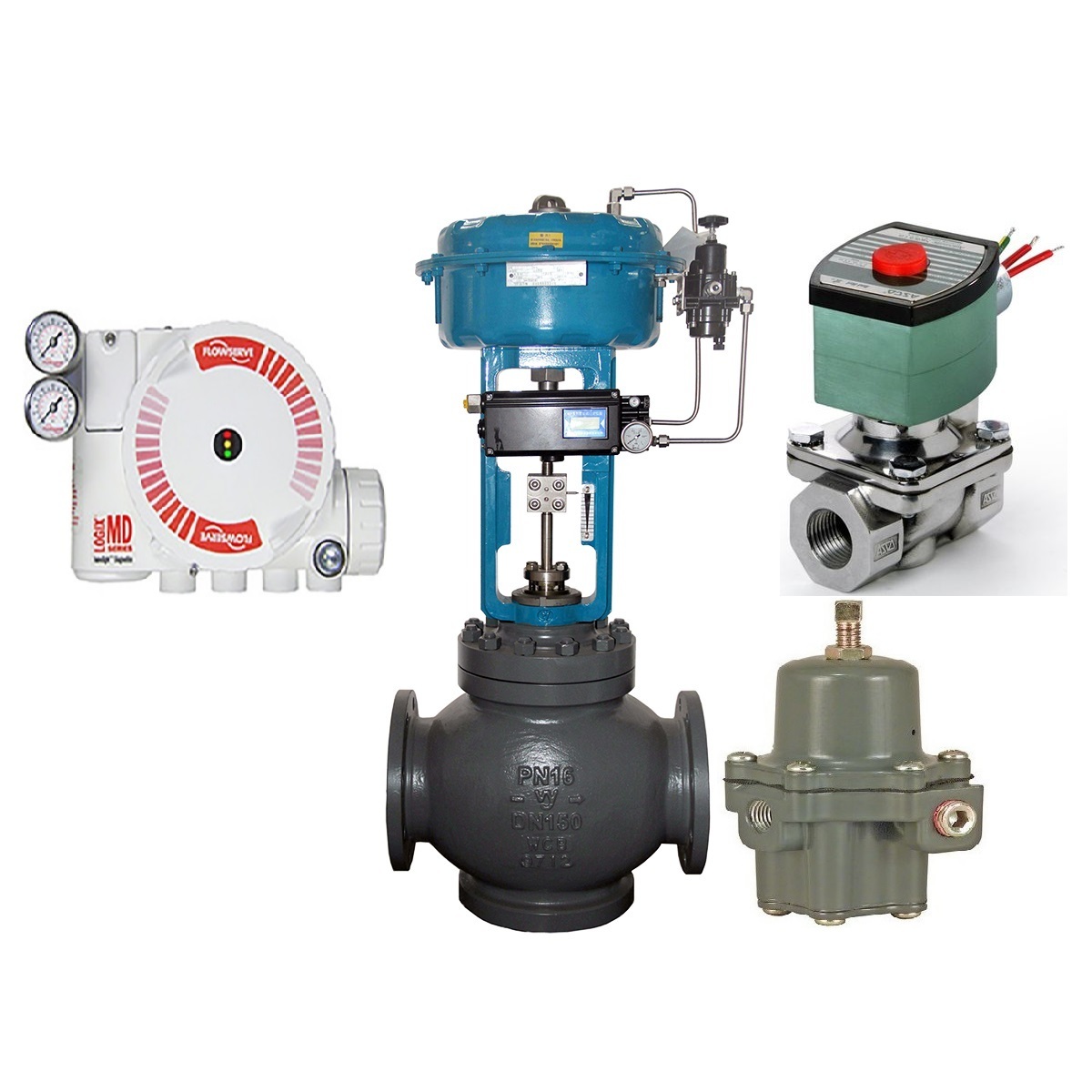 HCP Chuanyi Pneumatic Control Valve with V18345 ABB Valve Positioner Fisher 67CFR Filter Pressure Reducing Valve