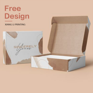 OEM Manufacturer Custom Printed Color Cardboard Mailer Shipping Postal Box Paper Packaging Corrugated Shipping Box For Garment