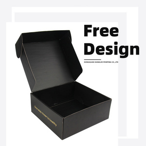 OEM Custom Small Business Packaging Boxes Wholesale Eco-friendly Black Shoes packaging paper Boxes Mailing mailer shipping Box