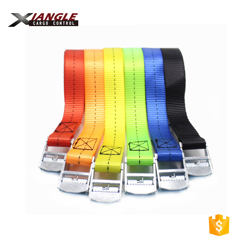 1 inch 25mm 250kgs cam buckle strap tie down strap cargo lashing truck strap