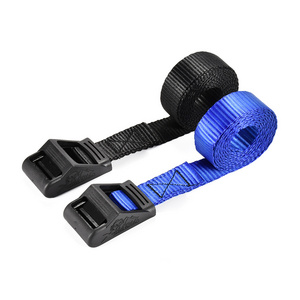 25mm black e-coating cam buckle tie down endless for kayak paddleboard car rack