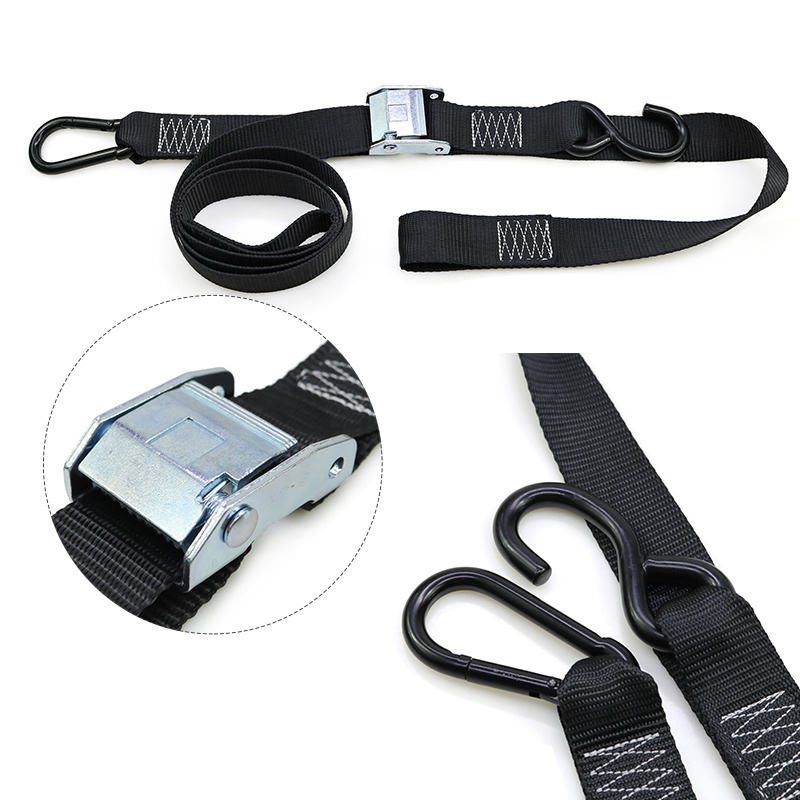 1.5 Inch 500Kg Quick Release Cam Buckle belt UTV Lashing Strap Motorcycle Handlebar Tie down straps