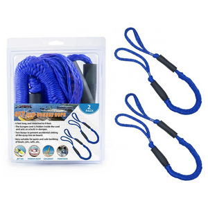 Shock Absorb Dock Tie Down Ship Bungee Dock Line for Boat Kayak