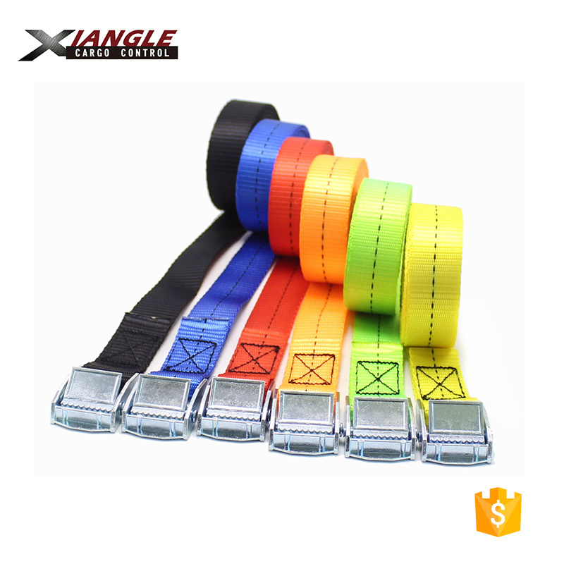 1 inch 25mm 250kgs cam buckle strap tie down strap cargo lashing truck strap