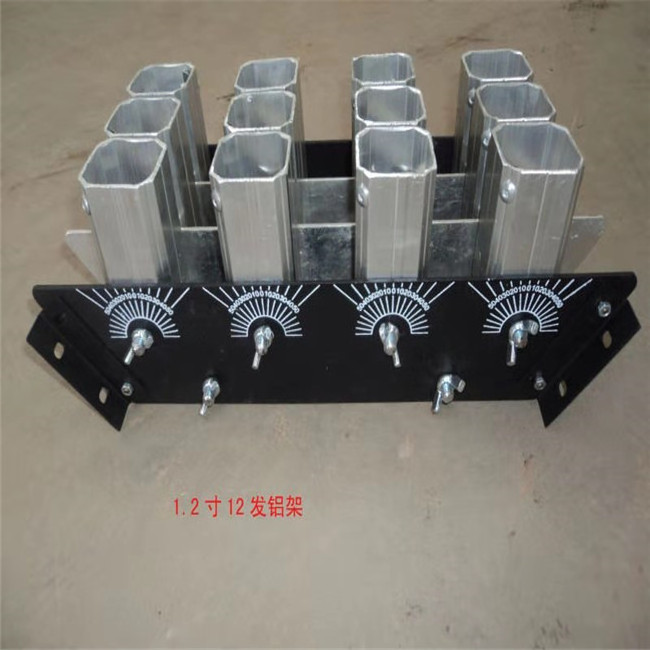 2'' 120shots square shape metal Aluminium alloy mortar fireworks display racks for fireworks firing show