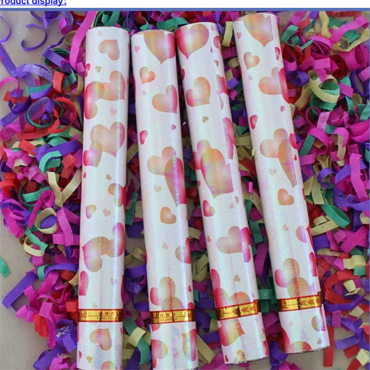 Party Supplies 30cm confetti cannon tissue paper confetti Party Popper Confetti Cannon for wedding