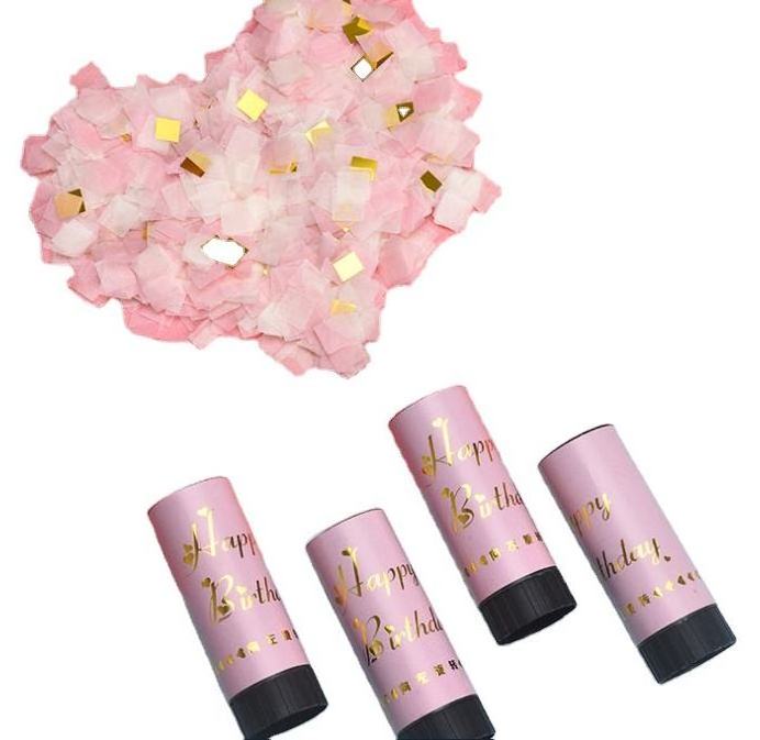 Confetti Party Cannon, Party Poppers Shooters Biodegradable Confetti for Wedding Kids Birthday