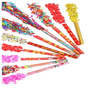 Factory Price Paper Confetti Cannon Party Poppers Color Reveal Confetti Cannon 20cm For Wedding Birthday Party