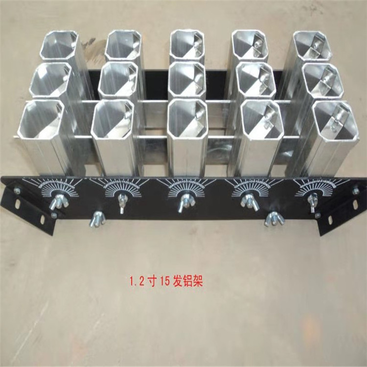 2'' 20 shots square shape metal Aluminium alloy mortar fireworks display racks for fireworks firing show