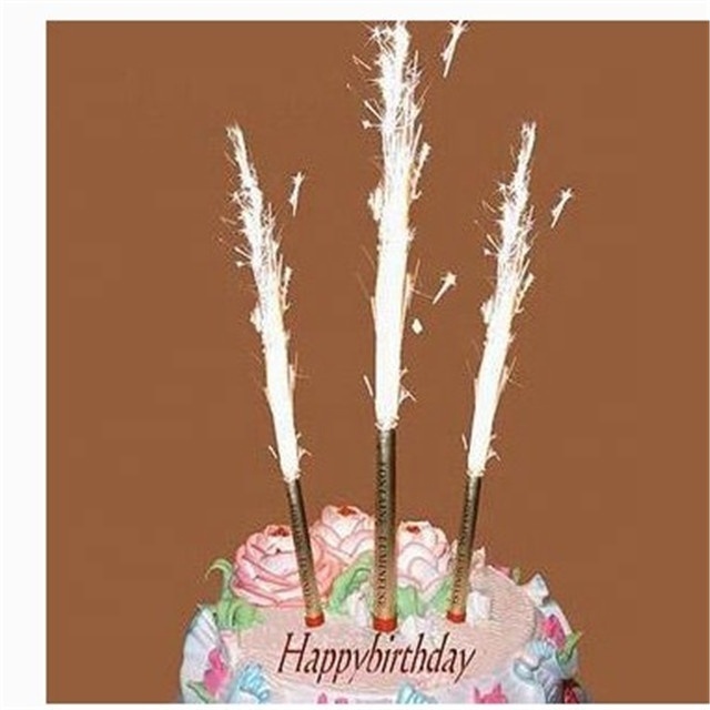 Hot Indoor Safety Cold Flame Best Birthday Party Cake Sparkler Candle Sparkling Candle