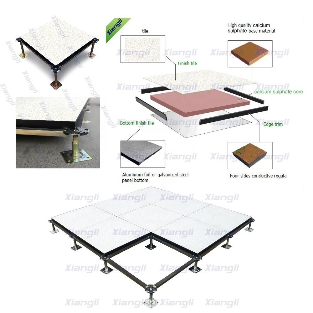 anti-static floor calcium sulphate raised floor price