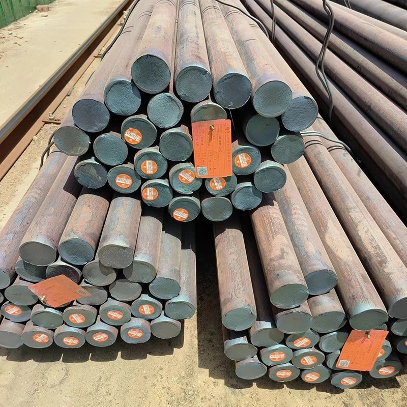 High Quality Carbon Steel Rod 40cr Ck45 16mn 65mn Hot Rolled Carbon Steel Round Bars Forged Iron Bar