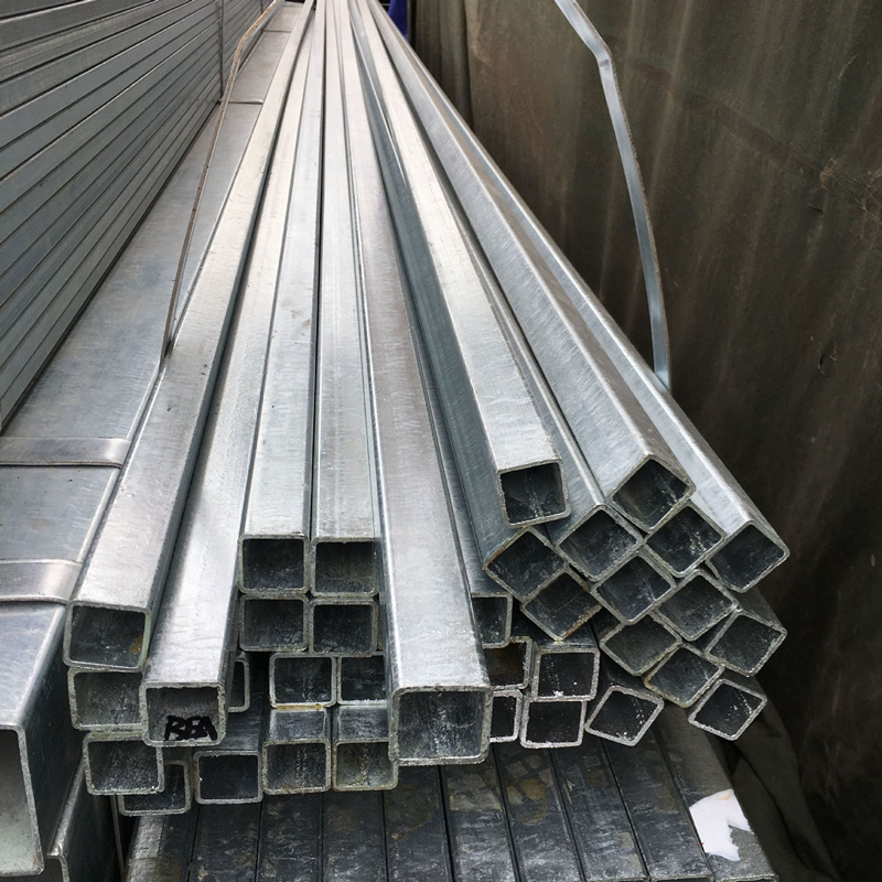 Square Galvanized Structural Erw Rectangular Welded MS Steel Pipe 25*50 Hollow Section Iron rectangle steel tube Price Per Ton