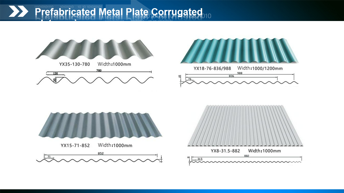 Building Roof And Wall Enclosure Panels Aluminum Corrugated Sheet Non Drip For Decoration Of Large-span Steel Structure Houses