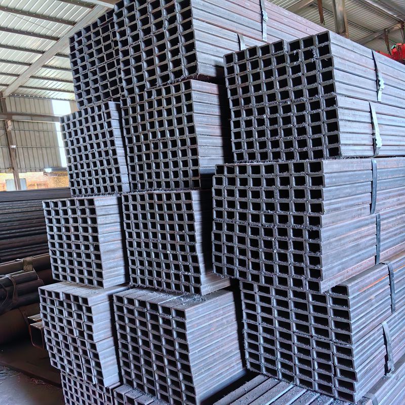 Hot Rolled Welded ERW Carbon Steel Pipes Q345 tubes JIS/KS Certified 180x180mm Side Length 6M 12M Hollow Square Structural Iron