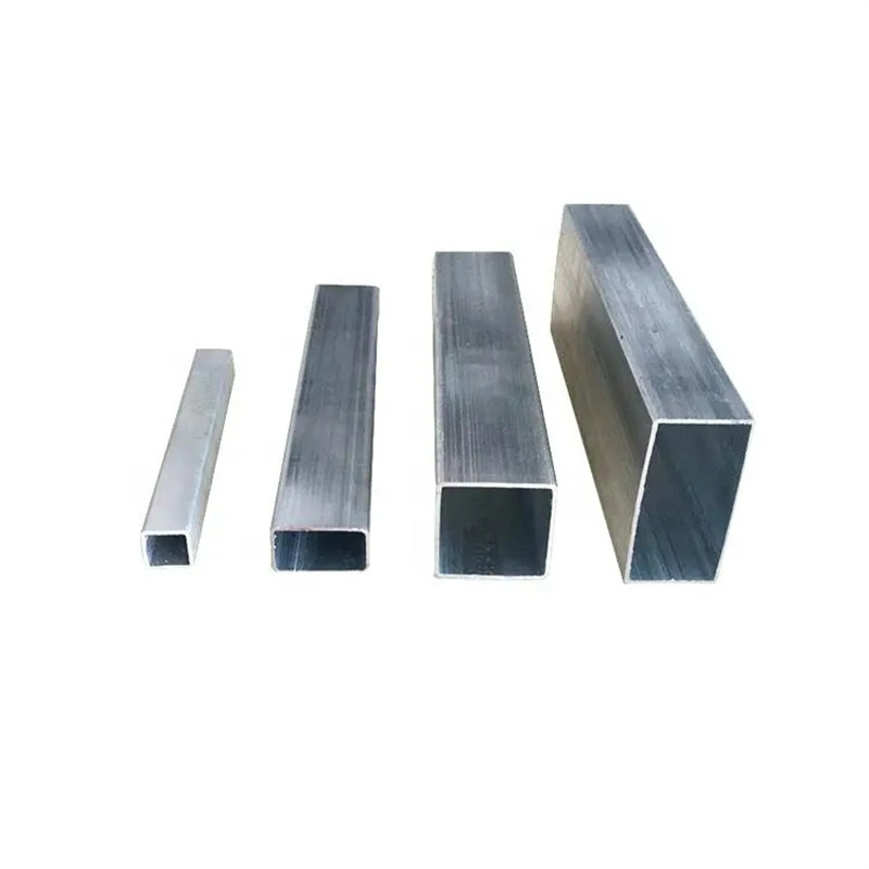 Square Galvanized Structural Erw Rectangular Welded MS Steel Pipe 25*50 Hollow Section Iron rectangle steel tube Price Per Ton