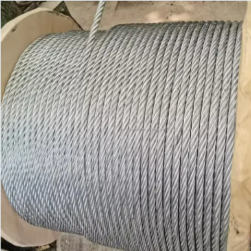 7x19 Wire Cable Galvanized Steel Rope 45# /60#/70# High Carbon Steel Cold Heading Steel galvanized steel cable 150 m 5 16