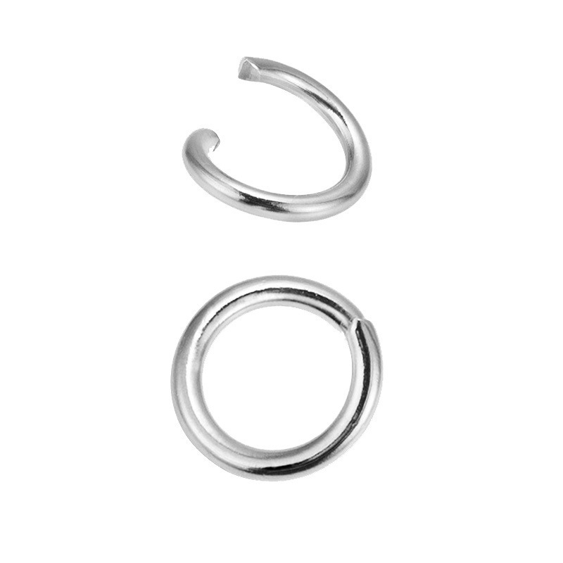 diy jewelry accessories non tarnish jewelry 18k gold plated 100-200pcs/lot stainless steel silver open jump rings split