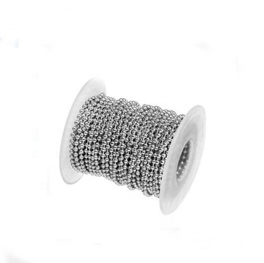 2.0/2.4/3/3.2 mm high quality stainless steel bead chain