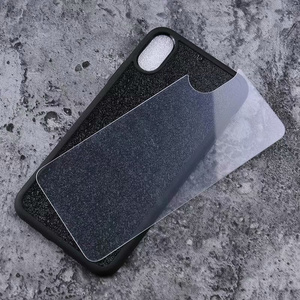 UV Printing Sublimation Blank Glass Cell Phone Case For iphone X/XR