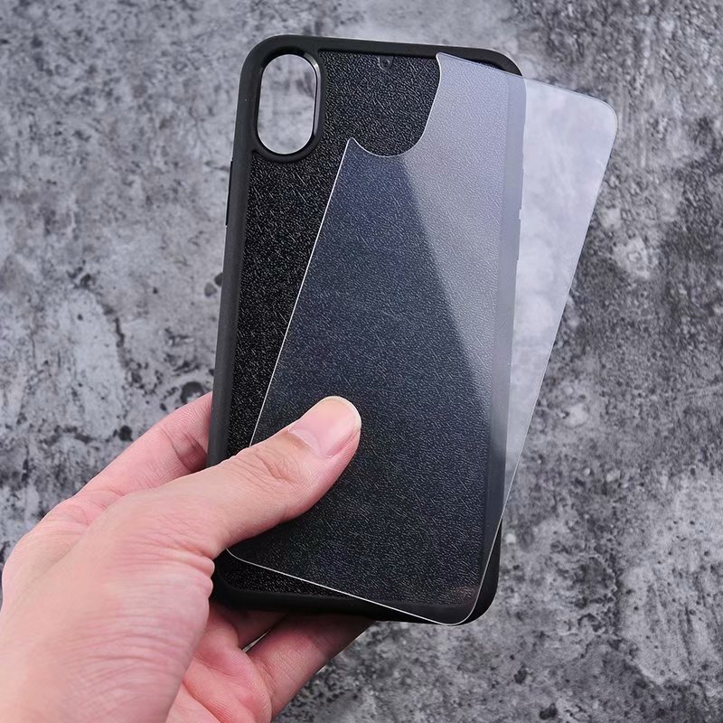 UV Printing Sublimation Blank Glass Cell Phone Case For iphone X/XR