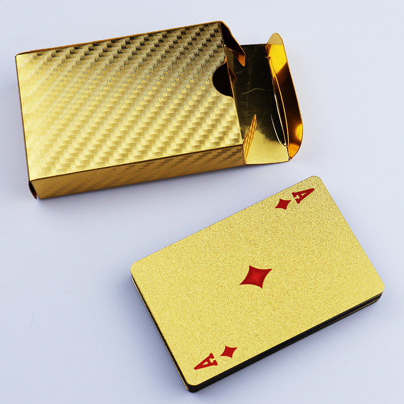 Factory Supply Custom Golden Playing Cards Printing Trading Card