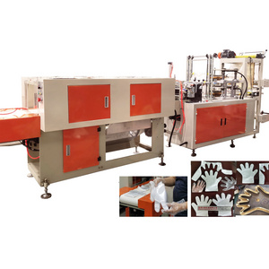 Fully Automatic disposable plastic HDPE LDPE PE EVA glove Making Machine