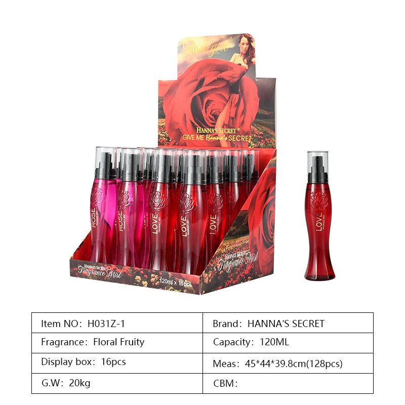 Wholesale Original Brand 120ml Body Splash Floral Fruity Spray Collection Female Body Mist women