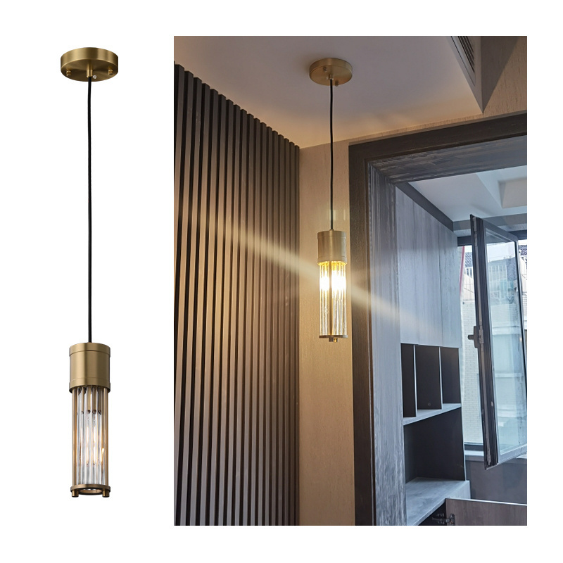 Dining living room hallway fixtures brass crystal modern luxury led chandelier pendant light