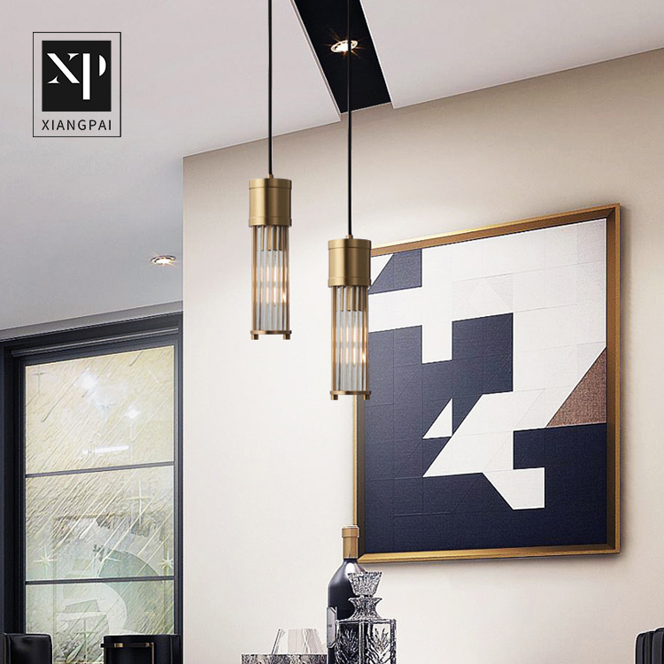 Dining living room hallway fixtures brass crystal modern luxury led chandelier pendant light