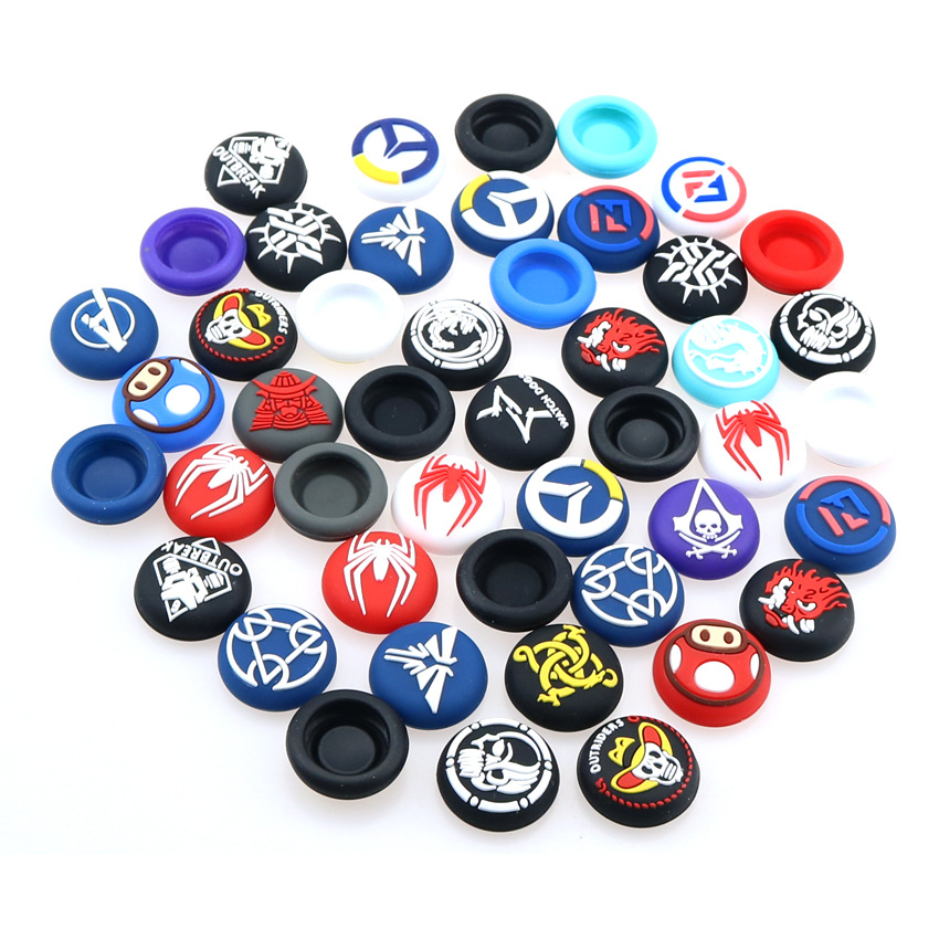 X515 In Stocks 100+ Controller Thumb Grip Game Accessories For Xbox Ps4 Ps5 Switch Pro Controller Thumbstick Silicone Cover