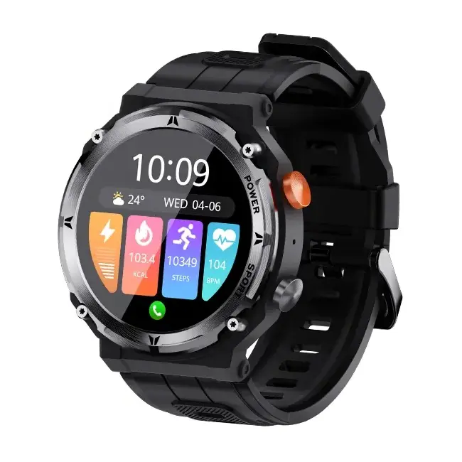 C21Pro K22 1.39inch 360*360 Touch Screen BT Call 128M Large Memory Sports Men Smart Watch Outdoor With 410mAh Large Battery