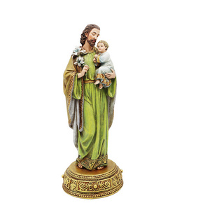 Professional OEM high quality resinreligious statues st joseph joseph child jesus catholic statue 3d custom