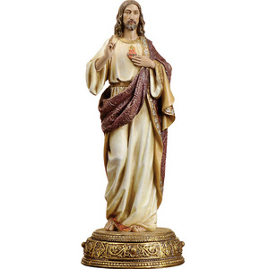 Factory custom resin Sacred Heart of Jesus Figure religious saint jude resin catholic religious saint statues