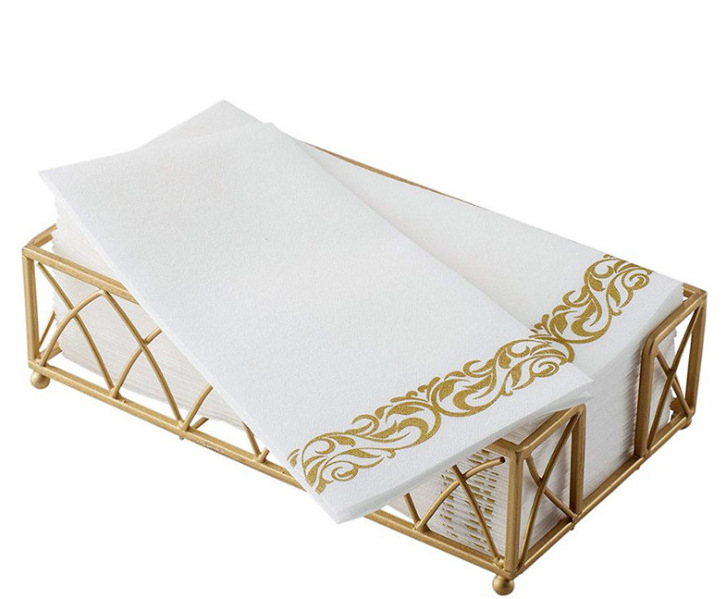 OEM Airlaid Paper Napkin White Hand Towel Dinner Large Airlaid Luxury Tissue Paper Napkins For Bathroom Luncheon Dinner